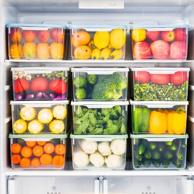 大容量冰箱收纳盒食品级专用保鲜盒冷冻蔬菜鸡蛋厨房整理密封神器
