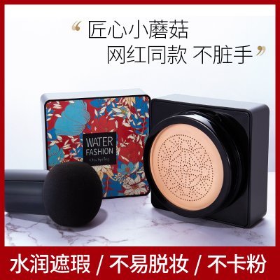 抖音同款 一枝春小蘑菇头气垫BB霜同款正品粉底液女保湿遮瑕