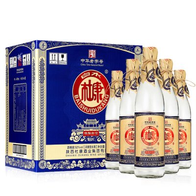 魅匠白水杜康白酒整箱特价52度酒水原浆酒500ml*6瓶高梁纯粮食酒