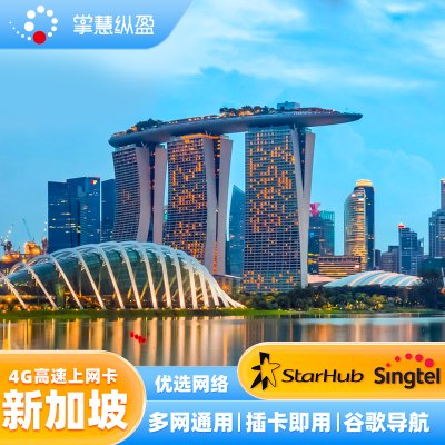 新加坡电话卡新马泰印通用东南亚手机无限流量上网卡旅游流量包