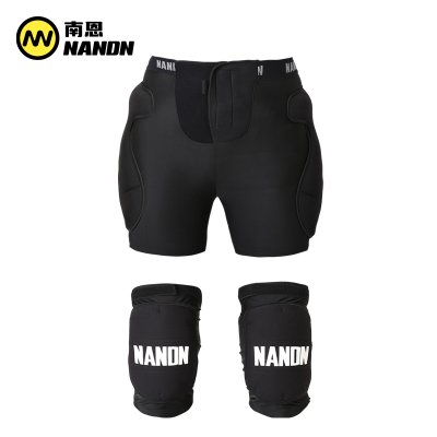南恩NANDN 新品滑雪护臀护膝内穿滑雪护具套装男女防摔裤滑雪装备