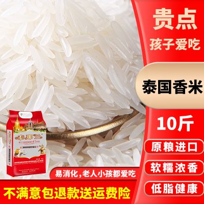 泰国香米长粒香大米2023年新米10斤原粮进口猫牙米丝苗长粒米超长