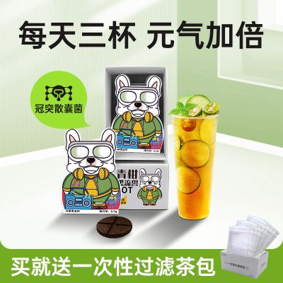 黑流兽花茶果茶夏季冷泡茶低咖啡因冲泡饮品纯菌发酵养生茶礼盒装