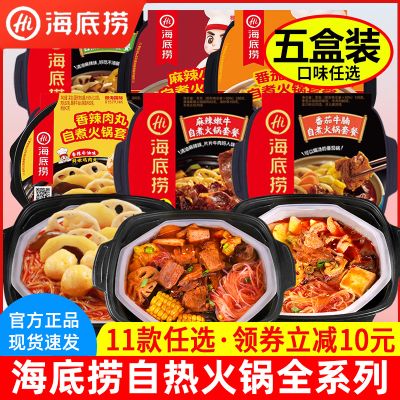 海底捞自煮火锅自助自热小火锅mini锅装自懒人嗨夜宵方便速食食品