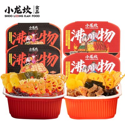 小龙坎自热小火锅沸腾麻辣牛肉+麻辣午餐肉4盒