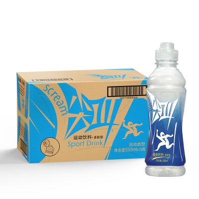 【专享价】农夫山泉尖叫运动饮料休闲型补充电解质青芒味550ml*6