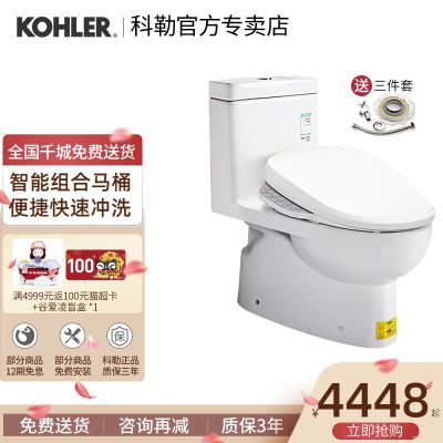 科勒智能马桶一体式家用小户型全自动坐便器智能马桶盖组合28866T