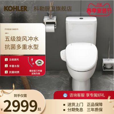 科勒丽裙智能组合马桶一体式智能坐便器配智能马桶盖22746+23360